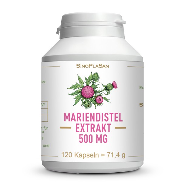 Mariendistelextrakt 500 mg MONO 120 Kapseln