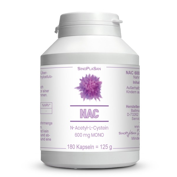NAC 600 mg MONO 180 capsules